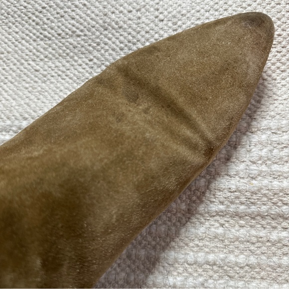 ALESSANDRO VASINI men's tobacco tan suede leather Alec 30 mm ankle boots 39.5 - Picture 11 of 14